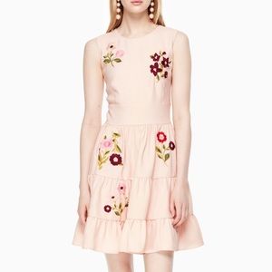 Kate Spade Floral Embroidered Dress Size 2
